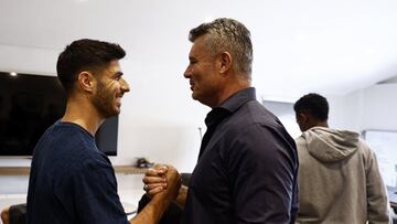 Asensio, feliz con el nuevo presidente Saran