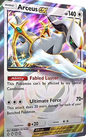 pokemon tcg pocket arceus ex triumphant light