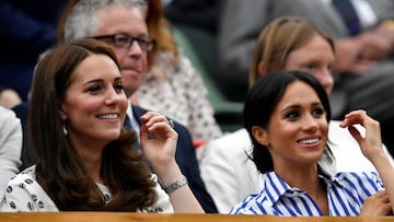 La duqusa de Cambridge, Kate Middleton y su cuñada la duquesa de Sussex, Meghan Markle