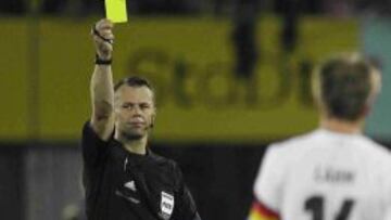 El colegiado holandés, en un encuentro internacional.