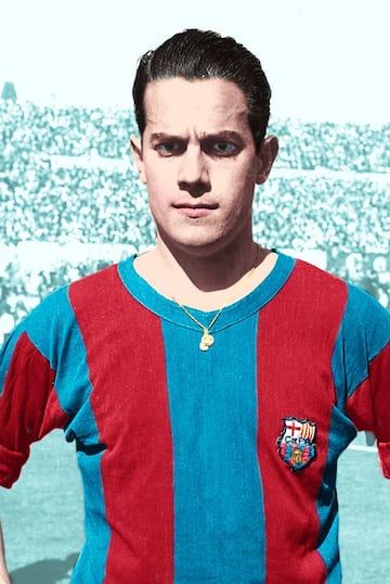 El futbolista coru?谷s jug車 con el Barcelona desde 1954 hasta 1961. Llev車 el '10' la temporada 60/61.