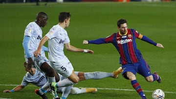 Los dos equipos llegaron la necesidad de los tres puntos, pero se fueron con un empate. Diakhaby, G&oacute;mez, Messi y Araujo fueron los anotadores en el Camp Nou.