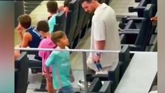 Messi se cruza con el hijo de Luis Suárez y nadie se esperaba esto: lleva 2 millones de visitas