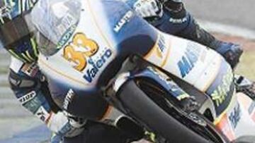 <b>TERCER PUESTO. </b>Gadea rodó muy rápido ayer en Cheste.