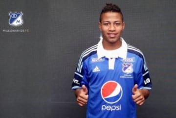 El delantero peruano nunca dio pie con bola en Millonarios. En el 2014 solo jugó 11 partidos con el azul y marcó 2 goles. Pasó al Universitario de Deportes de Lima y ahora jugará en el Monarcas Morelia de México.