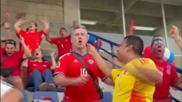 El papá de Zidane Yañez daba una entrevista y justo su hijo le anotó a Argentina: escena imperdible