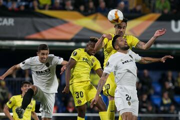 Ezequiel Garay con Vidente Iborra.