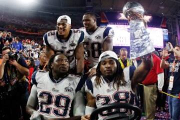 New England Patriots, campeones de la XLIX Super Bowl.