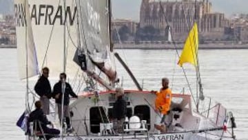 El Safran francés se ha proclamado vencedor de la Vuelta a España 2010 (en la fotografía, a su llegada a Mallorca).