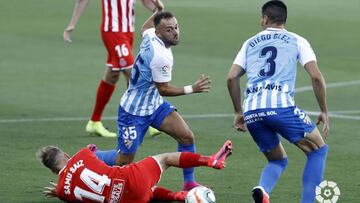 Málaga 2 - Girona 0: resumen, goles y resultado