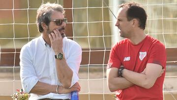 Alkorta con Etxebe en Lezama.