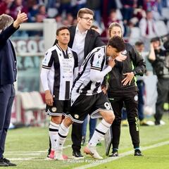 Una venta millonaria de Udinese impacta en el futuro de Damián Pizarro y Alexis Sánchez