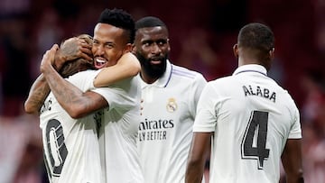 Militao, Rüdiger y Alaba.