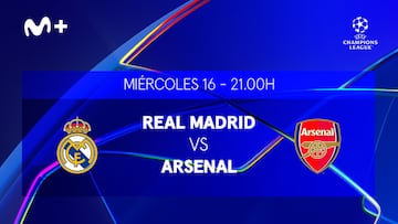 Cómo ver el Real Madrid - Arsenal en Movistar Plus+
