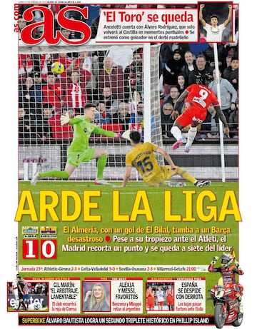 Las portadas de AS de febrero