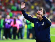 Soccer Football - Liga MX - Club America v Atlas - Estadio Ciudad de Mexico, Mexico City, Mexico - April 25, 2026 Club America coach Andre Jardine before the match REUTERS/Eloisa Sanchez