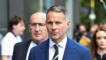 Manchester (United Kingdom), 31/08/2022.- Former Welsh coach and Manchester United player Ryan Giggs leaves Manchester Crown Court, Manchester, Britain 31 August 2022. Giggs is facing a potential retrial after the jury failed to reach a verdict in his domestic violence trial. (Reino Unido) EFE/EPA/STRINGER
