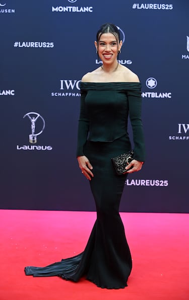 Nicole David durante la entrega de los Premios Laureus 2025.
