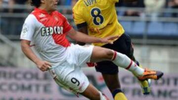 Falcao frente al Sochaux