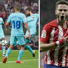 El misil de Saúl que aventajó al Atlético ante el Barcelona