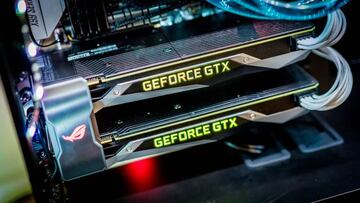 Nvidia SLI, solución de la compañía Nvidia para hacer funcionar dos tarjetas gráficas en un mismo ordenador.