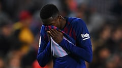 Dembélé limps out of Barça's clash with Celta Vigo