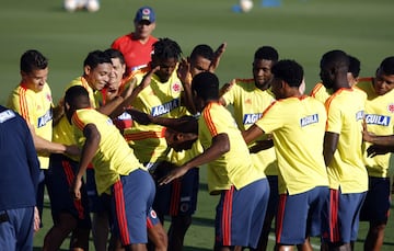 La Selección Colombia realizó su primer entrenamiento en Alicante y se prepara para los amistosos ante Chile y Argelia. 