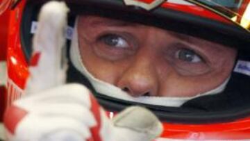 <strong>EL AMO DEL COTARRO.</strong> Schumacher sigue demostrando que su capacidad de pilotaje sigue intacta.