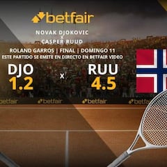 Novak Djokovic vs. Casper Ruud: horario, TV, estadísticas y pronósticos de Roland Garros 2023
