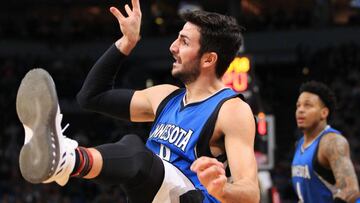 Ricky Rubio, ante los Chicago Bulls.