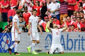 Blaszczykowski celebrates.