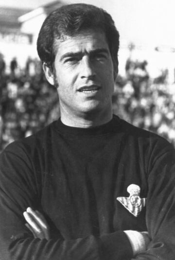 23 partidos con el Betis y 127 con el Valencia. Jugó de portero dos temporadas en el Betis, al final de su carrera. Con el Valencia jugó ocho temporadas, en dos etapas, tras su paso por el Barcelona. levantó la Copa del Generalísimo en 1966-67 y la Liga 