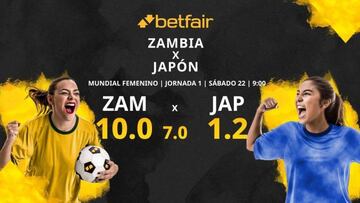 Zambia vs. Japón: horario, TV, estadísticas y pronósticos Mundial Femenino 2023