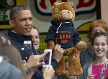El Presidente de los Estados Unidos y su pasión por los Bears.
