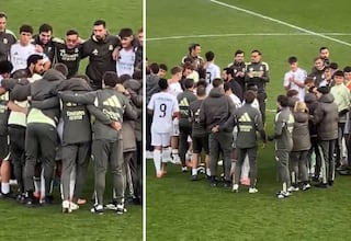 El primer equipo es un volcán, llega Arbeloa y deja este detalle tras remontar con media plantilla con Xabi: aquí hay tomate