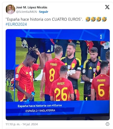 Los mejores memes de la final entre España e Inglaterra
