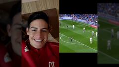 James revive sus mejores momentos en el Real Madrid