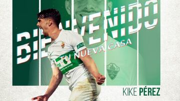 El Elche cierra el mercado con el fichaje de Kike Pérez