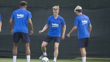 Entrenamiento del Barcelona