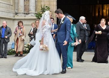 La boda de Jon Rahm y Kelley Cahill en Bilbao