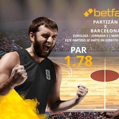 KK Partizán vs. Barça Basket: horario, TV, estadísticas, clasificación y pronósticos