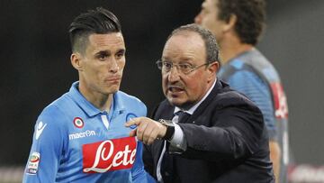 Callejón y Rafa Benítez.