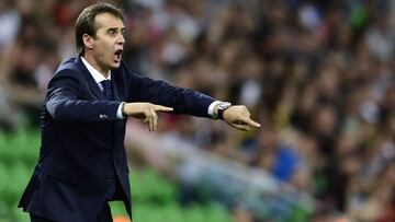 Lopetegui: "A veces sale bien jugar con dos delanteros"