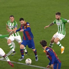 La imperdible reconstrucción de cómo Messi hizo lo que hizo ante el Betis: coleará tiempo