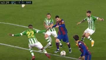 La imperdible reconstrucción de cómo Messi hizo lo que hizo ante el Betis: coleará tiempo