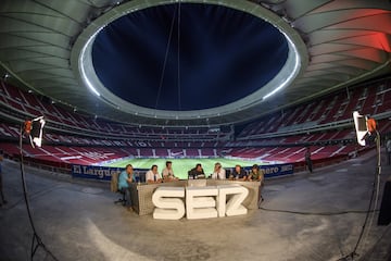 Alfredo Relaño, Saúl Ñíguez, Manu Carreño y Enrique Cerezo.