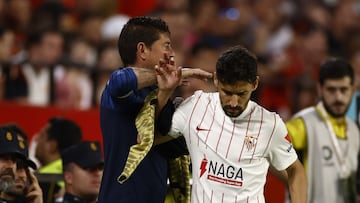 Jesús Navas fue sustituido por lesión el miércoles.