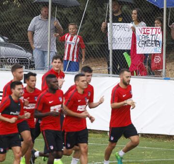 El Atlético vuelve al trabajo en su primer entrenamiento de pretemporada