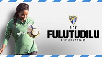 Ode Fulutudilu es nueva jugadora del Málaga.