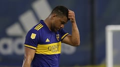 Frank Fabra en un partido de Boca Juniors en la Copa de la Liga Profesional de Argentina